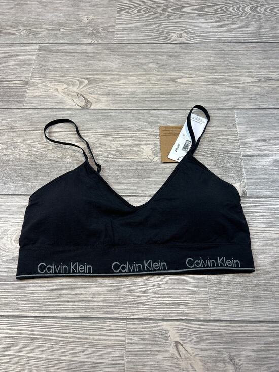 Calvin Klein Other - Calvin Klein Modern Seamless Naturals Lightly Lined Triangle Bralette Black Larg